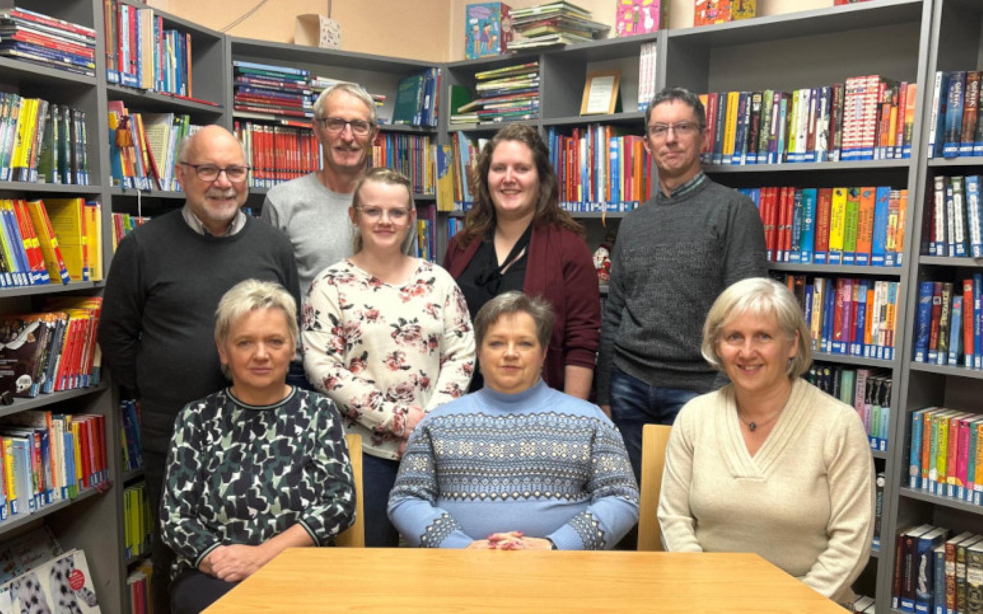 Gruppenfoto Büchereiteam Kainach